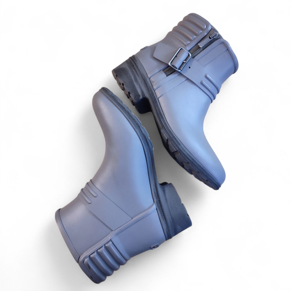 Sperry Moto Rainboots Ariel Beck Grey Womens Size 8 M - Picture 2 of 10